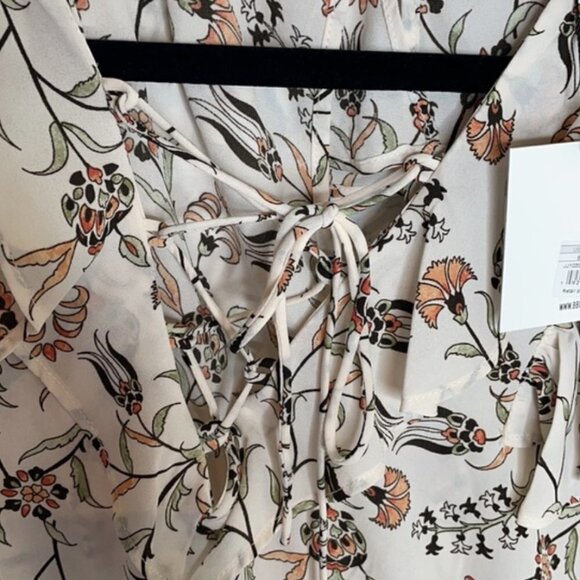 NWT Jack by BB Dakota Ivory Floral Garden Party Romper - Picture 11 of 16